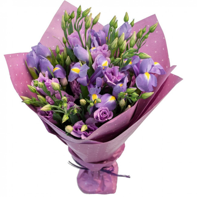 Букет цветов "Лиловый" Букет цветов "Лиловый"